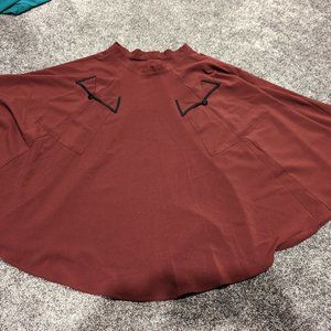 Hell Bunny Burgundy Skirt